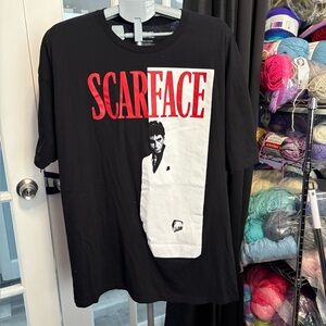 Scarface Black and White Graphic T-Shirt